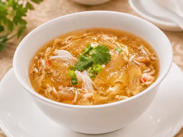 Crabmeat with Fish Maw Soup (L)
