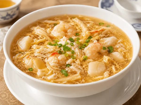 Seafood and Dry Scallop Soup