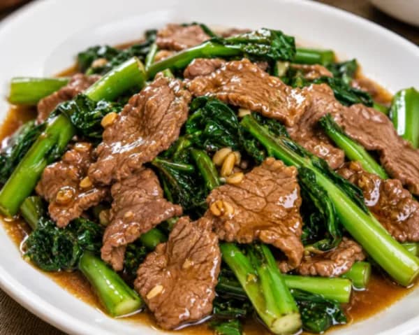 Beef with Gai Lan (Chinese Broccoli)