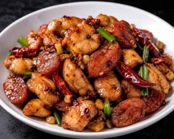 Chicken with Chinese Sausage