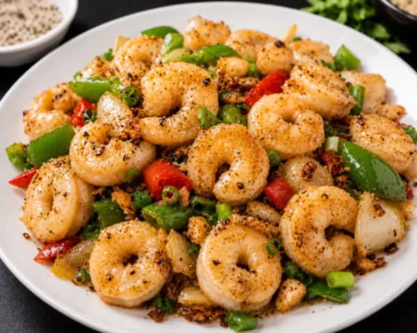 Peppery Salt Prawns (without shell)
