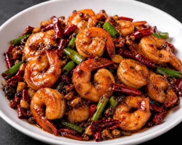 Szechuan Prawns