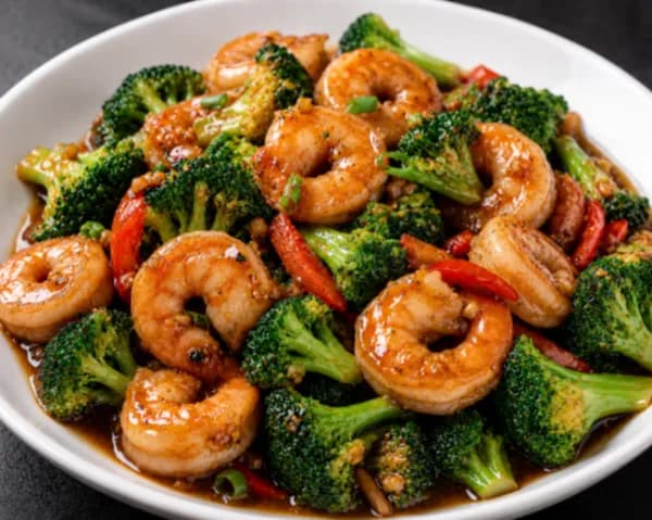 Prawns with Broccoli