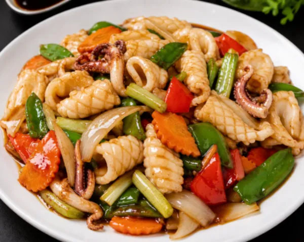 Squid with Vegetables