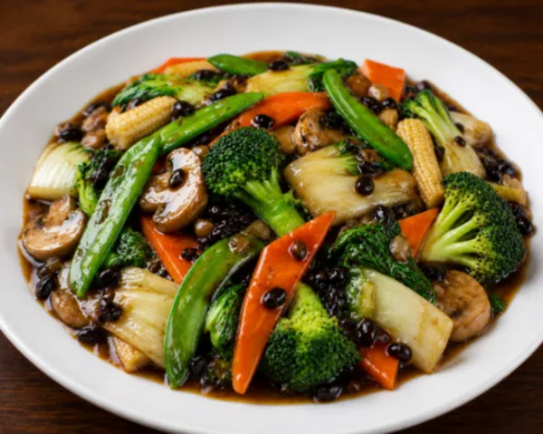 Mixed Vegetables with Black Bean Sauce