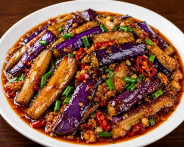 Egg Plant in Spicy Sauce