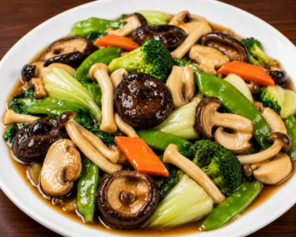 Chinese Mushrooms with Vegetables