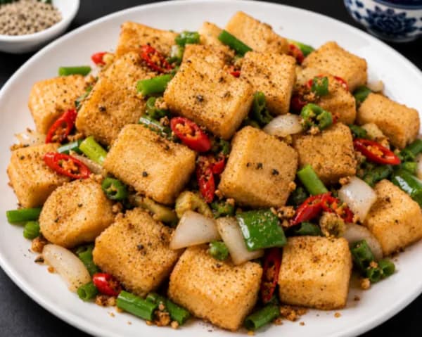 Deep-Fried Tofu with Peppery Salt