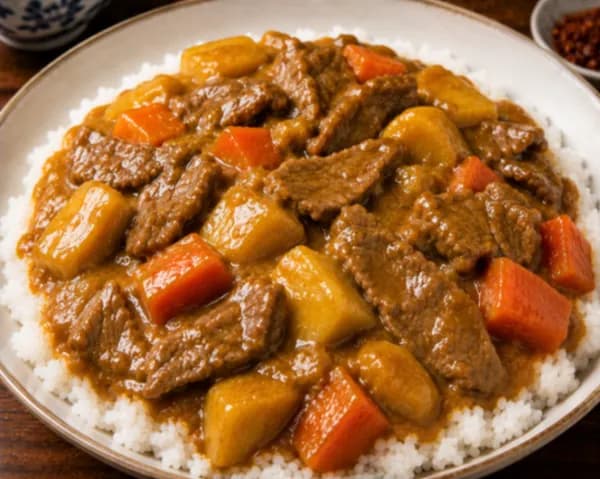 Curry Beef on Rice
