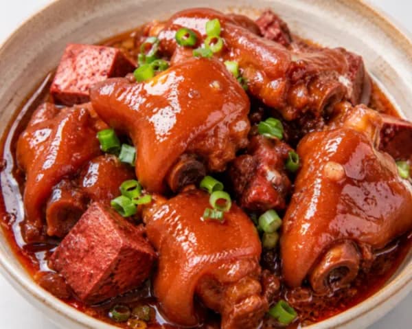 Braised Pig's Trotters with Fermented Red Beancurd